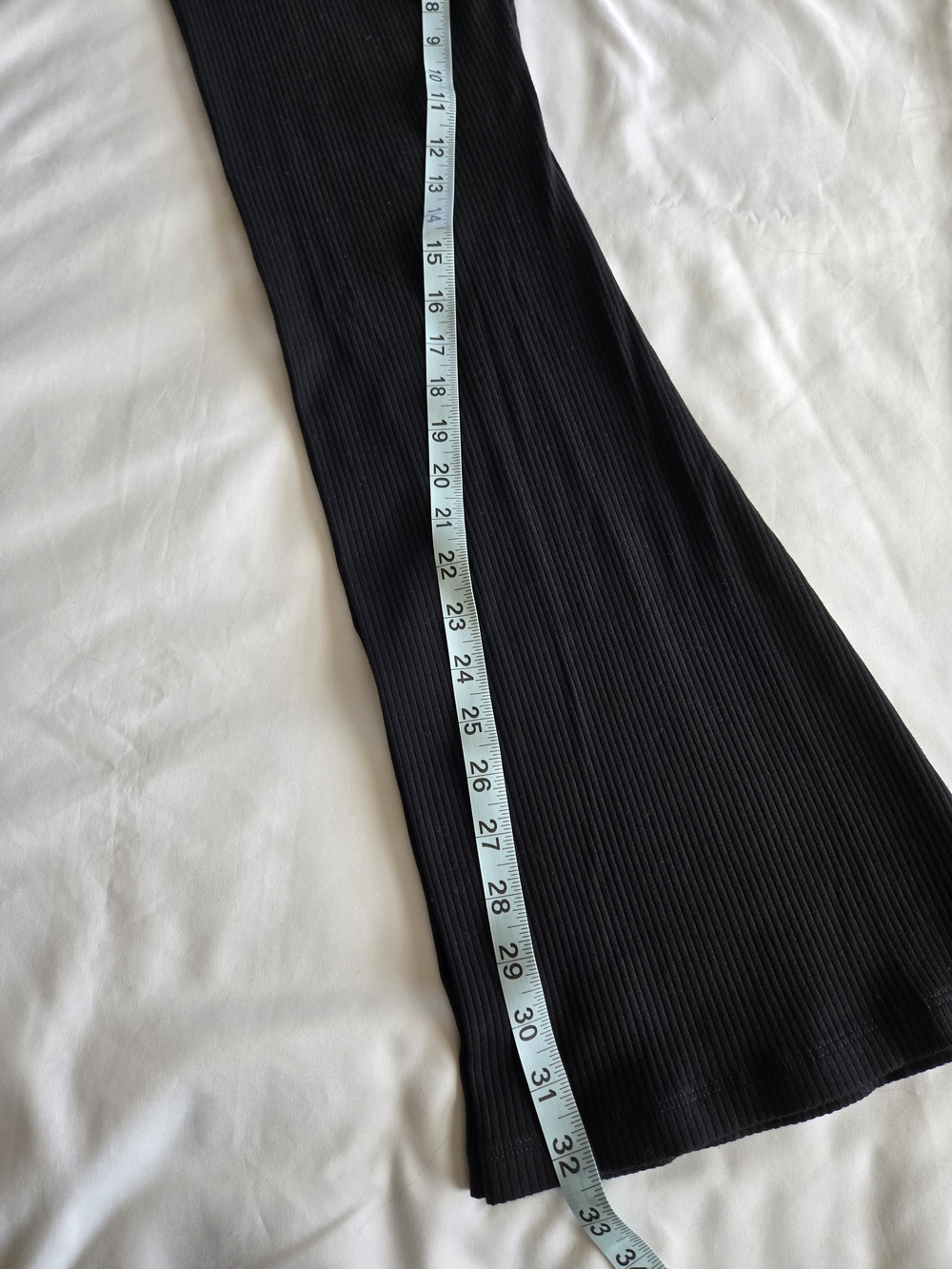 PINK Black Flared Leg Leggings - Picture 3 of 4